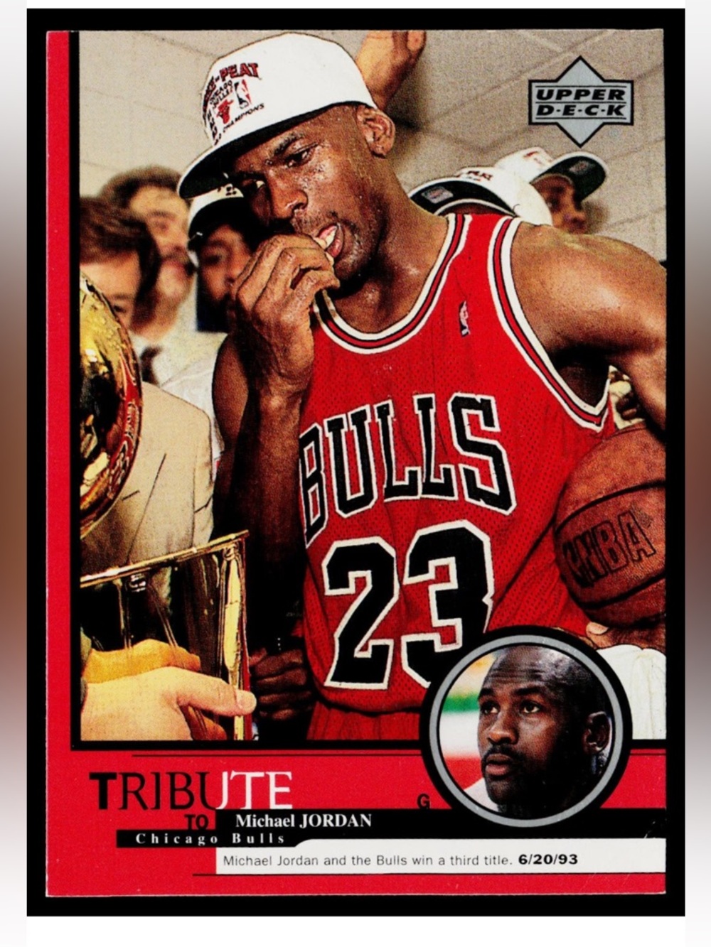 Michael Jordan 1999 Upper Deck lChicago Bulls NBA Basketball Card